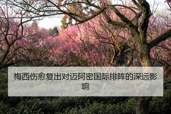 梅西伤愈复出对迈阿密国际排阵的深远影响